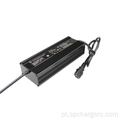 48V 60V 72V Carregador de bateria, carregador de bateria de lítio de 48V, para carros de patrulha elétrica de motociclistas elétricos carros turísticos